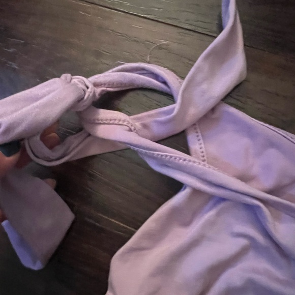 Lilac ruched tie tank - Picture 3 of 4